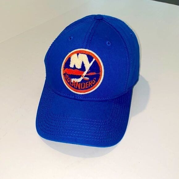 Men's Reebok New York Islanders adidas Royal Primary Logo Slouch Adjustable Hat - Picture 2 of 8